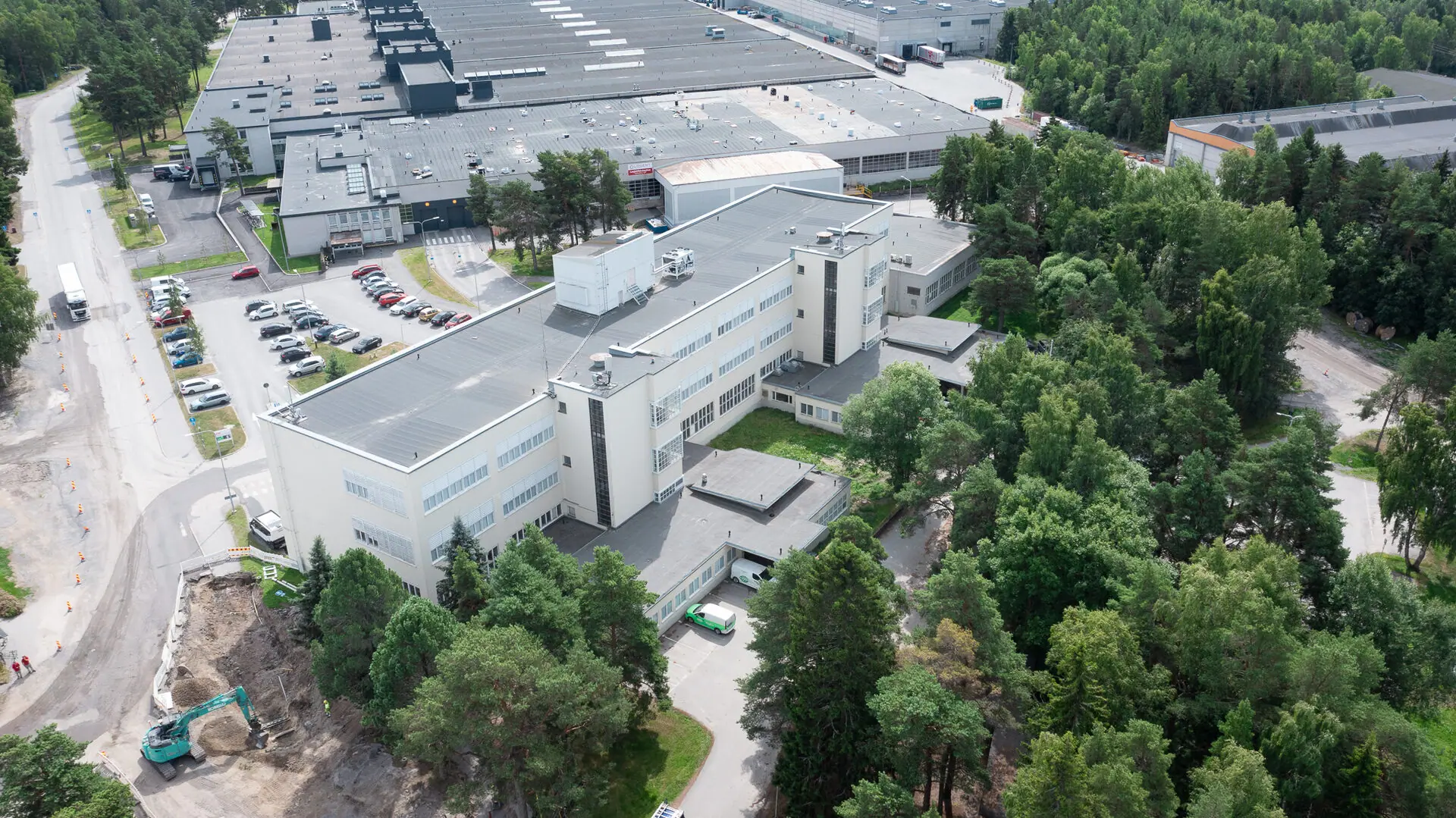 RR – Aerial view